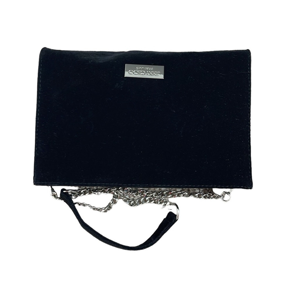 JIMMY CHOO PARFUMS VELVET SHOULDER BAG BLACK - Picture 9 of 9